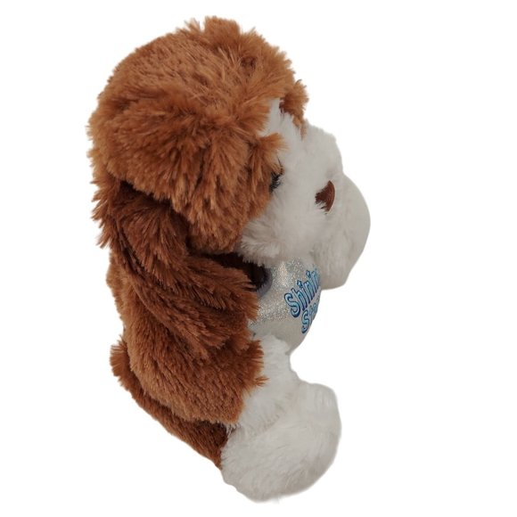 Russ Shining Star Puppy Dog Brown White Stuffed Animal Plush Toy Sealed Code - Picture 6 of 9